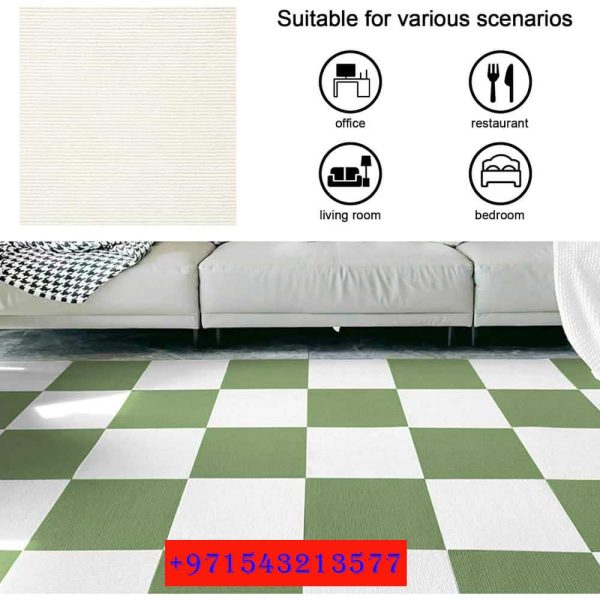 Cheap washable carpet tiles for living room Dubai